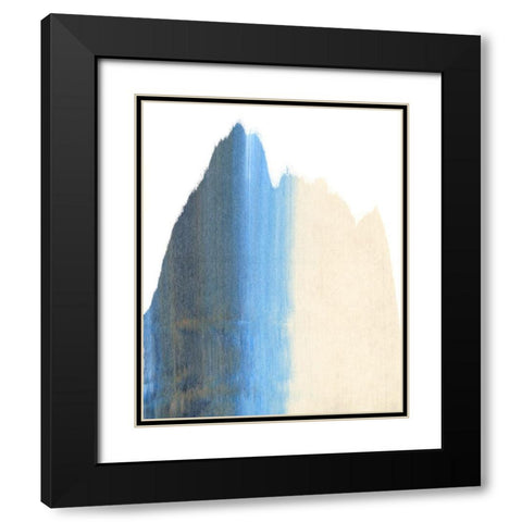 Seismic Slide II Black Modern Wood Framed Art Print with Double Matting by Caroline, Emma