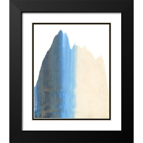 Seismic Slide II Black Modern Wood Framed Art Print with Double Matting by Caroline, Emma