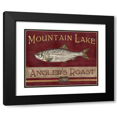 Lodge Coffee I Black Modern Wood Framed Art Print with Double Matting by Vess, June Erica