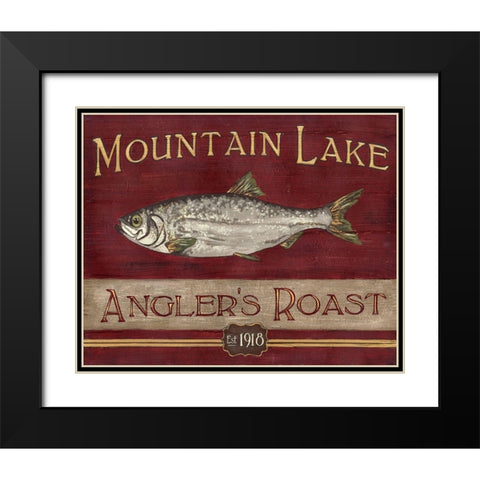 Lodge Coffee I Black Modern Wood Framed Art Print with Double Matting by Vess, June Erica