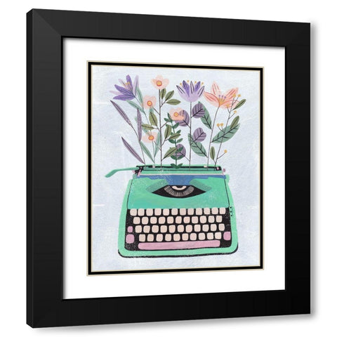 Nourishing Words II Black Modern Wood Framed Art Print with Double Matting by Wang, Melissa