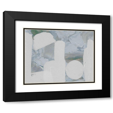 Saltwater Tide III Black Modern Wood Framed Art Print with Double Matting by Wang, Melissa