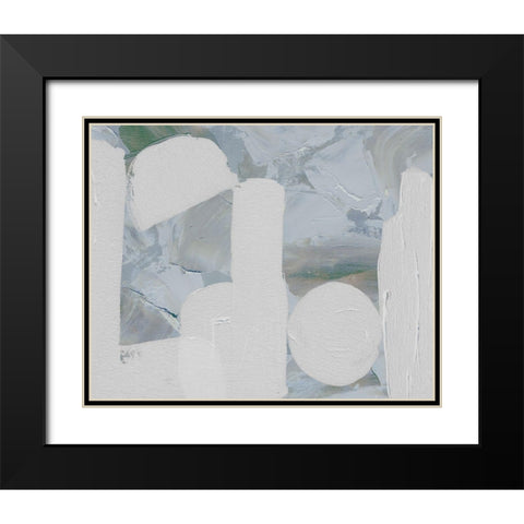 Saltwater Tide III Black Modern Wood Framed Art Print with Double Matting by Wang, Melissa