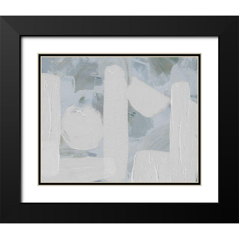 Saltwater Tide IV Black Modern Wood Framed Art Print with Double Matting by Wang, Melissa