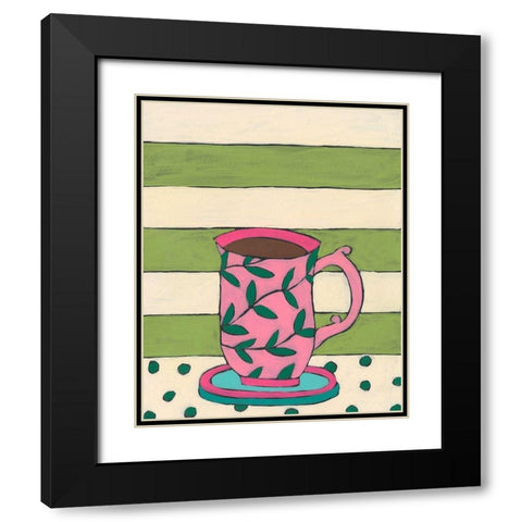 Mid Morning Coffee VII Black Modern Wood Framed Art Print with Double Matting by Moore, Regina