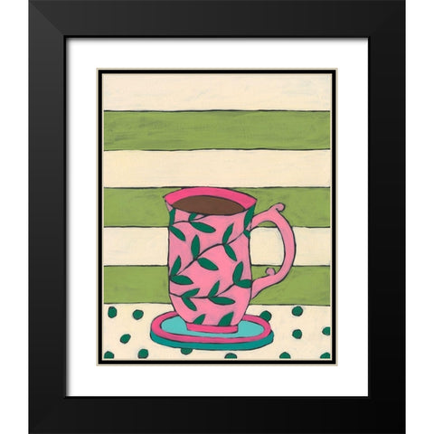 Mid Morning Coffee VII Black Modern Wood Framed Art Print with Double Matting by Moore, Regina