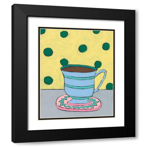 Mid Morning Coffee VIII Black Modern Wood Framed Art Print with Double Matting by Moore, Regina