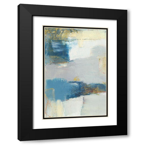 Frazil I Black Modern Wood Framed Art Print with Double Matting by Jachimiec, Sue