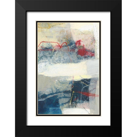 Frazil II Black Modern Wood Framed Art Print with Double Matting by Jachimiec, Sue
