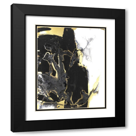 Port of Call IV Black Modern Wood Framed Art Print with Double Matting by Combs, Joyce