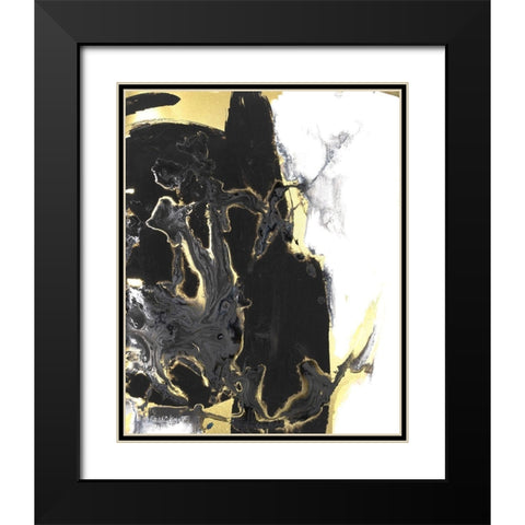 Port of Call IV Black Modern Wood Framed Art Print with Double Matting by Combs, Joyce