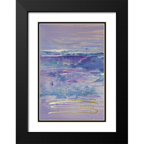 Canyon and Hill I Black Modern Wood Framed Art Print with Double Matting by Combs, Joyce