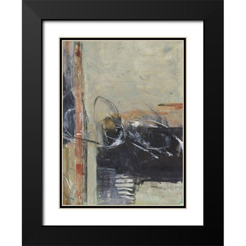 Rising Together II Black Modern Wood Framed Art Print with Double Matting by Combs, Joyce