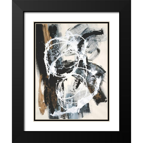 Natures Winterland III Black Modern Wood Framed Art Print with Double Matting by Combs, Joyce