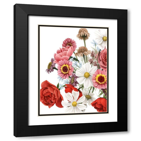 Modern Arrangement II Black Modern Wood Framed Art Print with Double Matting by Popp, Grace