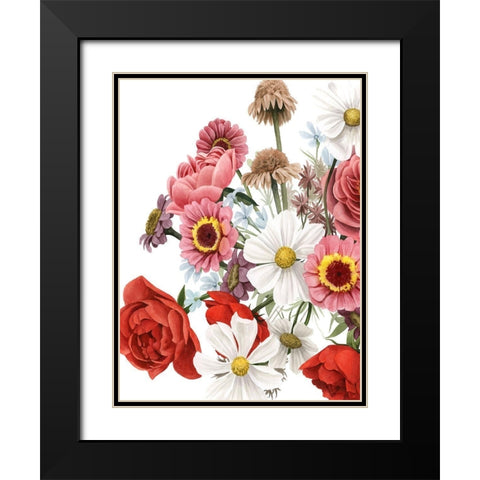 Modern Arrangement II Black Modern Wood Framed Art Print with Double Matting by Popp, Grace