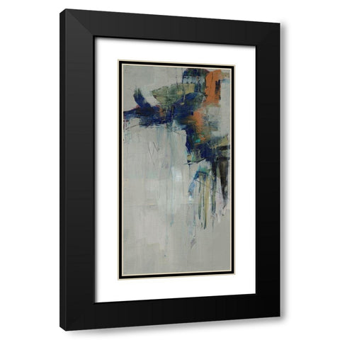 Traction I Black Modern Wood Framed Art Print with Double Matting by Goldberger, Jennifer