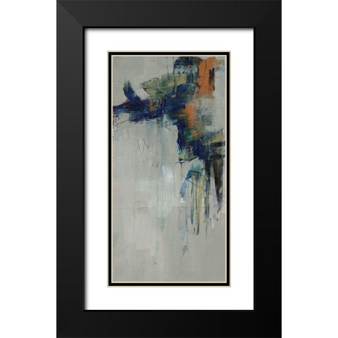 Traction I Black Modern Wood Framed Art Print with Double Matting by Goldberger, Jennifer