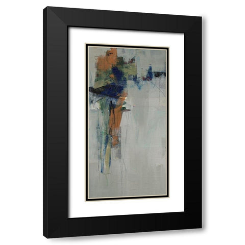 Traction II Black Modern Wood Framed Art Print with Double Matting by Goldberger, Jennifer