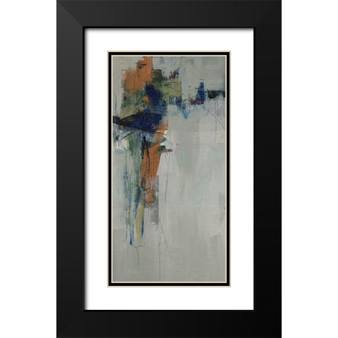 Traction II Black Modern Wood Framed Art Print with Double Matting by Goldberger, Jennifer