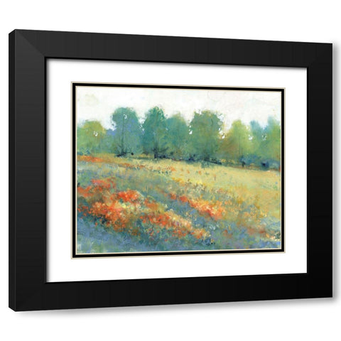 Rural Land I Black Modern Wood Framed Art Print with Double Matting by OToole, Tim