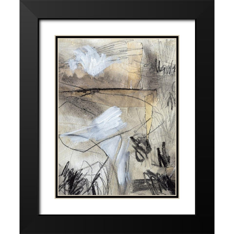 Masked Notes I Black Modern Wood Framed Art Print with Double Matting by Paxton Parker, Jennifer