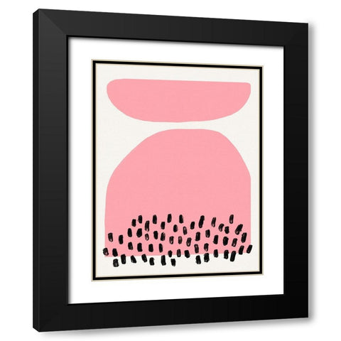 Good Vibes II Black Modern Wood Framed Art Print with Double Matting by Green, Jacob