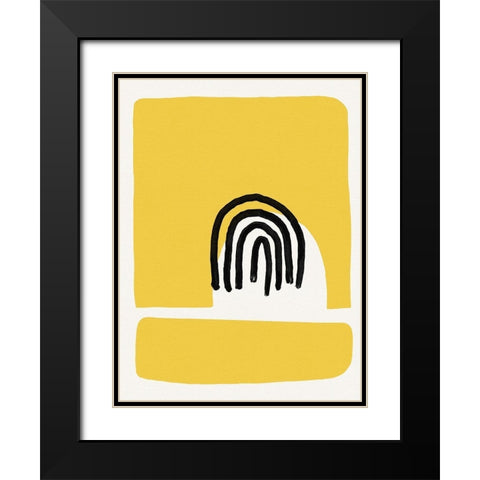 Good Vibes IV Black Modern Wood Framed Art Print with Double Matting by Green, Jacob