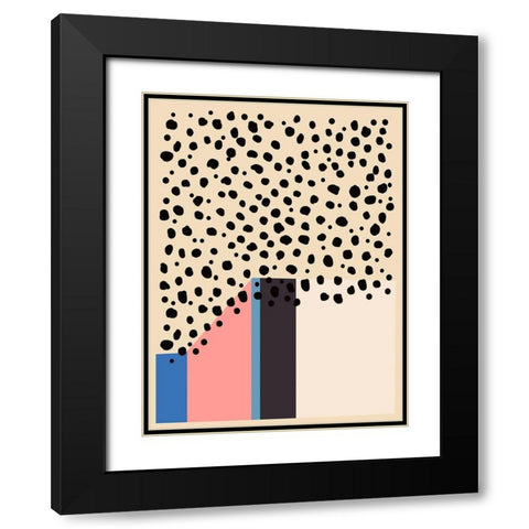 Color Studies I Black Modern Wood Framed Art Print with Double Matting by Wang, Melissa