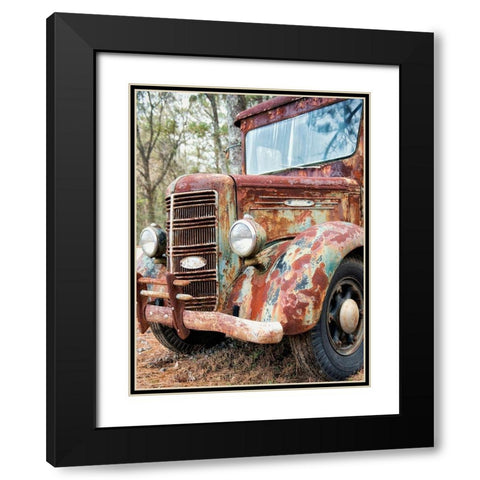 Special Delivery Black Modern Wood Framed Art Print with Double Matting by Head, Danny