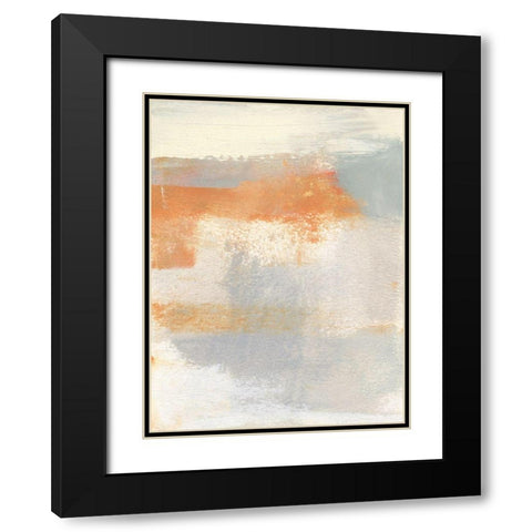 Amistie I Black Modern Wood Framed Art Print with Double Matting by Jachimiec, Sue
