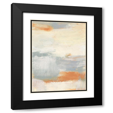 Amistie II Black Modern Wood Framed Art Print with Double Matting by Jachimiec, Sue