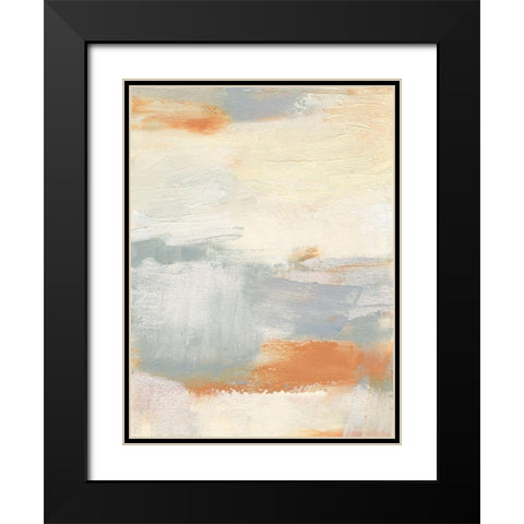 Amistie II Black Modern Wood Framed Art Print with Double Matting by Jachimiec, Sue