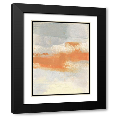 Amistie III Black Modern Wood Framed Art Print with Double Matting by Jachimiec, Sue