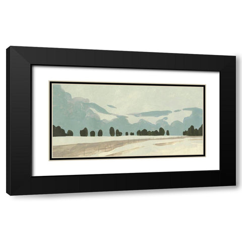 Farmland Study IV Black Modern Wood Framed Art Print with Double Matting by Caroline, Emma