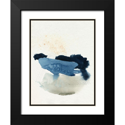 Deep Valley Blues I Black Modern Wood Framed Art Print with Double Matting by Popp, Grace