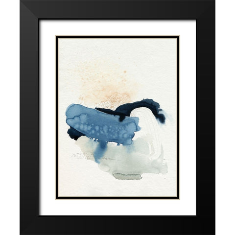 Deep Valley Blues II Black Modern Wood Framed Art Print with Double Matting by Popp, Grace