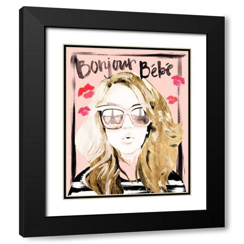 Shades of Style I Black Modern Wood Framed Art Print with Double Matting by Parker, Jennifer Paxton