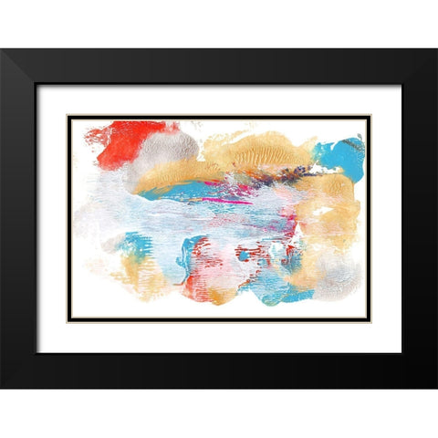 Whitewash Sunset I Black Modern Wood Framed Art Print with Double Matting by Bramma, Lila