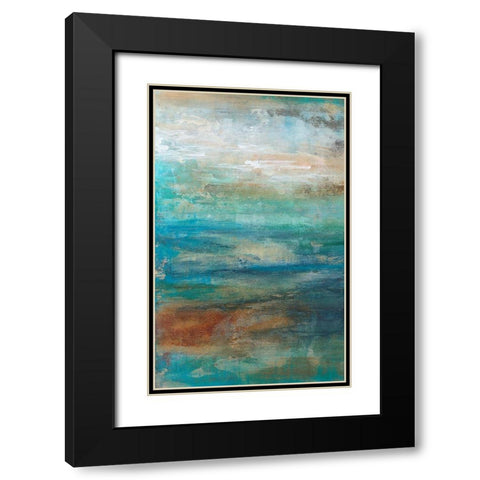 Siavash II Black Modern Wood Framed Art Print with Double Matting by Bramma, Lila