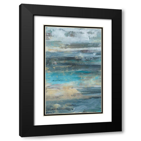 Siavash III Black Modern Wood Framed Art Print with Double Matting by Bramma, Lila