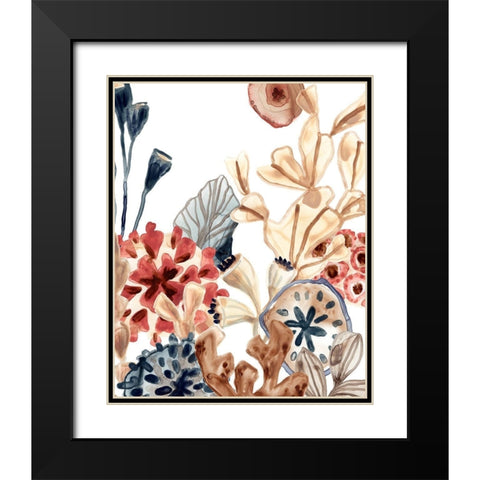 Ocean Chorus III Black Modern Wood Framed Art Print with Double Matting by Vess, June Erica