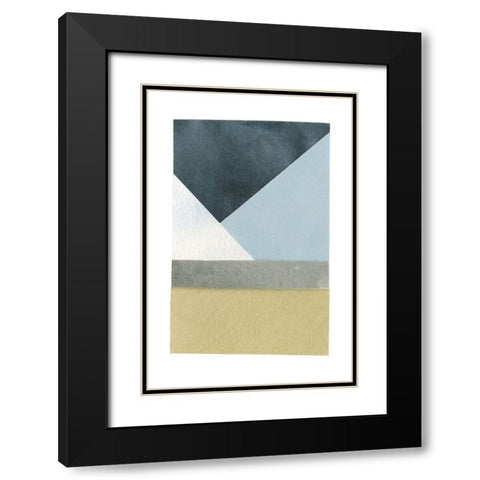 Mountain View Collage I Black Modern Wood Framed Art Print with Double Matting by Caroline, Emma