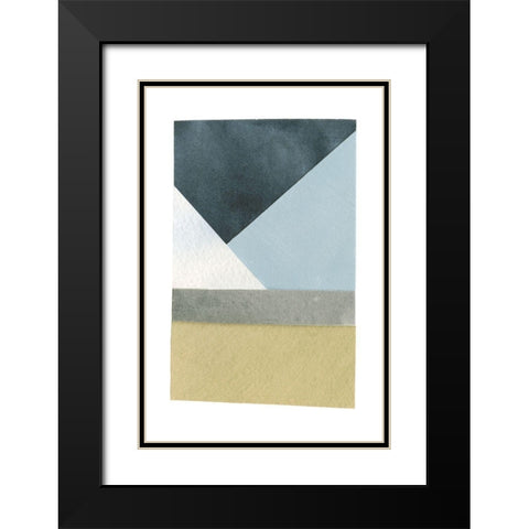 Mountain View Collage I Black Modern Wood Framed Art Print with Double Matting by Caroline, Emma