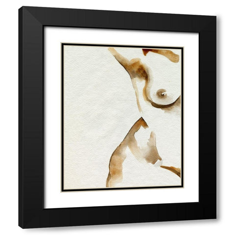 Comfortable II Black Modern Wood Framed Art Print with Double Matting by Popp, Grace