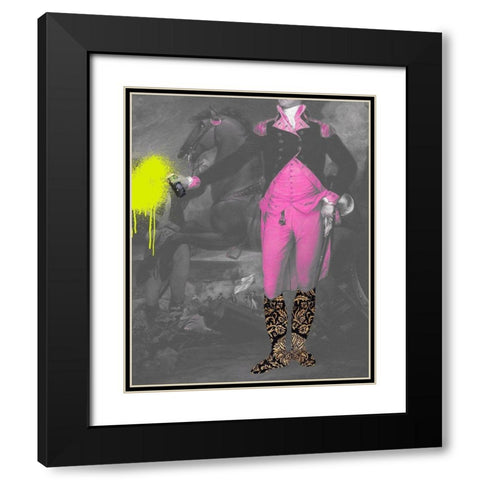 Sassy Master I Black Modern Wood Framed Art Print with Double Matting by Goldberger, Jennifer