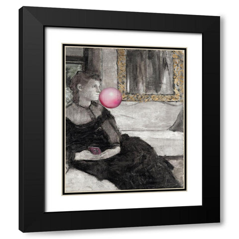 Sassy Master II Black Modern Wood Framed Art Print with Double Matting by Goldberger, Jennifer