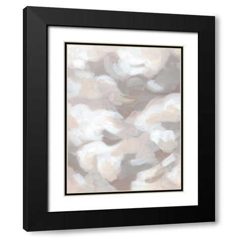 Abstract Cumulus I Black Modern Wood Framed Art Print with Double Matting by Vess, June Erica