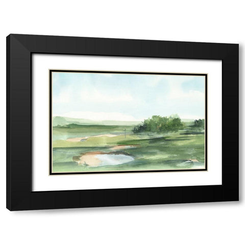 Watercolor Course Study II Black Modern Wood Framed Art Print with Double Matting by Harper, Ethan