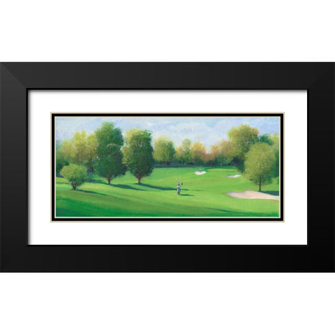 Fairway Shot I Black Modern Wood Framed Art Print with Double Matting by OToole, Tim